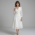 Elegante vestido que realza la cintura