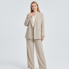 Chaqueta de traje holgada de talla grande