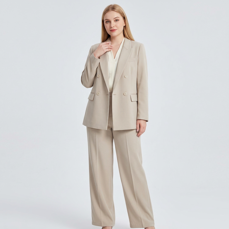 Chaqueta de traje holgada de talla grande