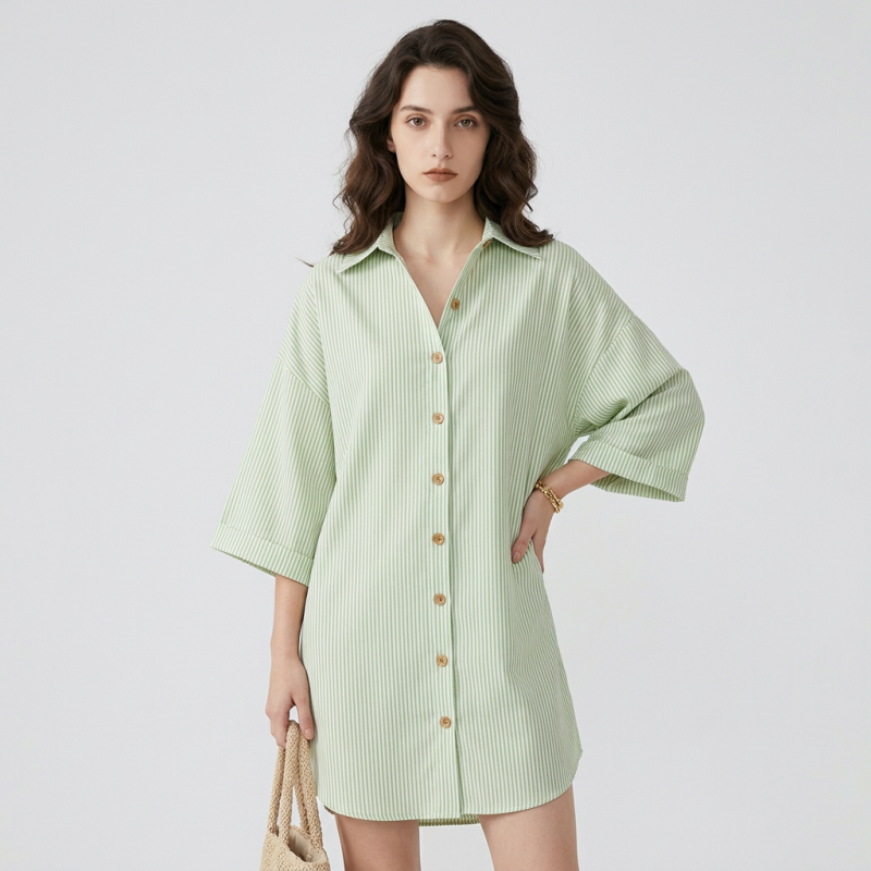 Camisa de un solo botón