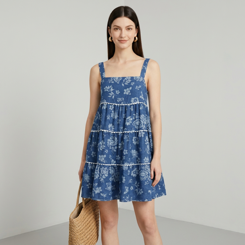 vestido plisado de espalda descubierta