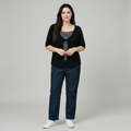Camiseta de dos piezas de imitación