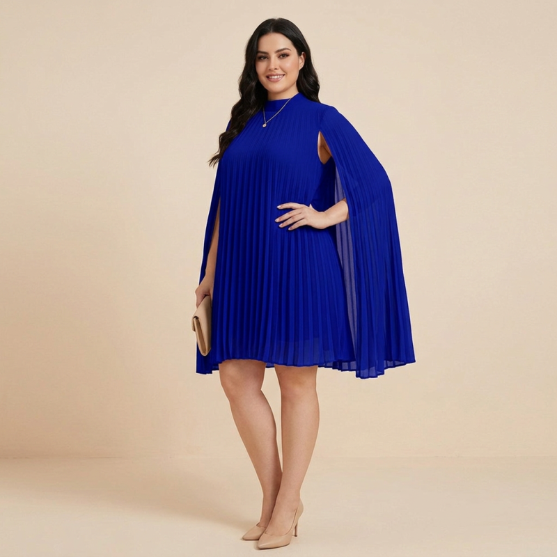 Elegante vestido de talla grande
