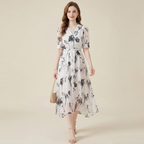 Vestido juvenil estampado