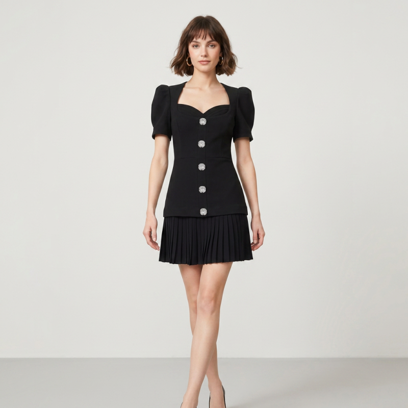 vestido de estilo francés