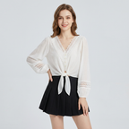 Camisa francesa de encaje