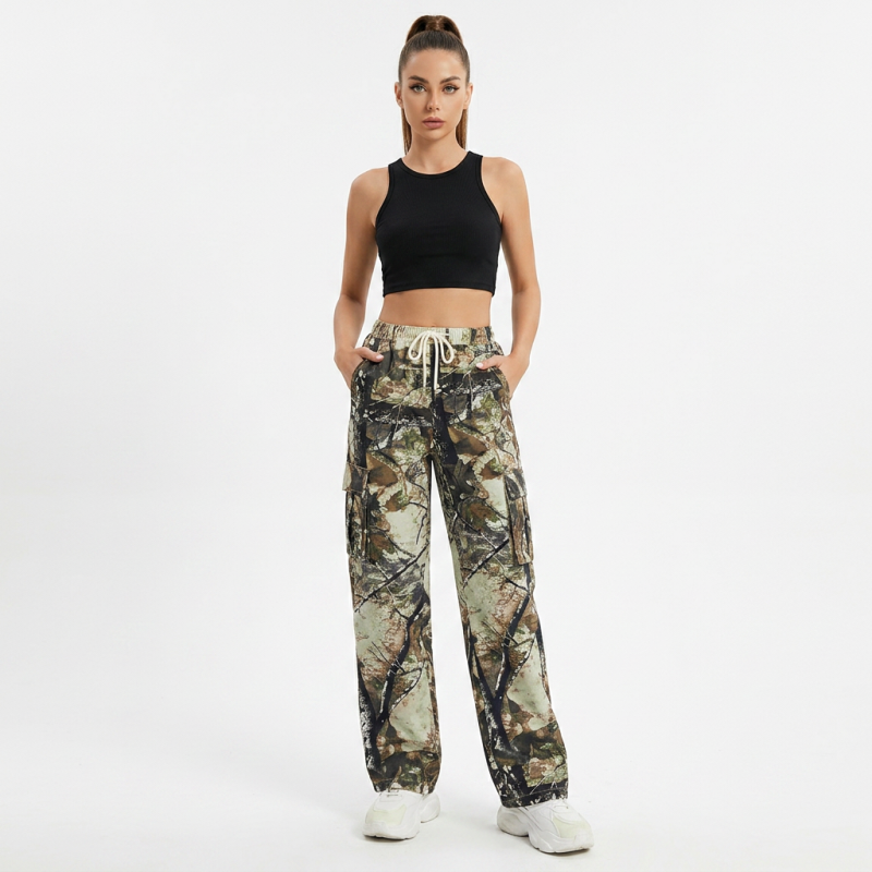 pantalones cargo de camuflaje