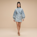 Vestido vaquero rasgado