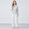 Top jacquard de nuevo estilo chino