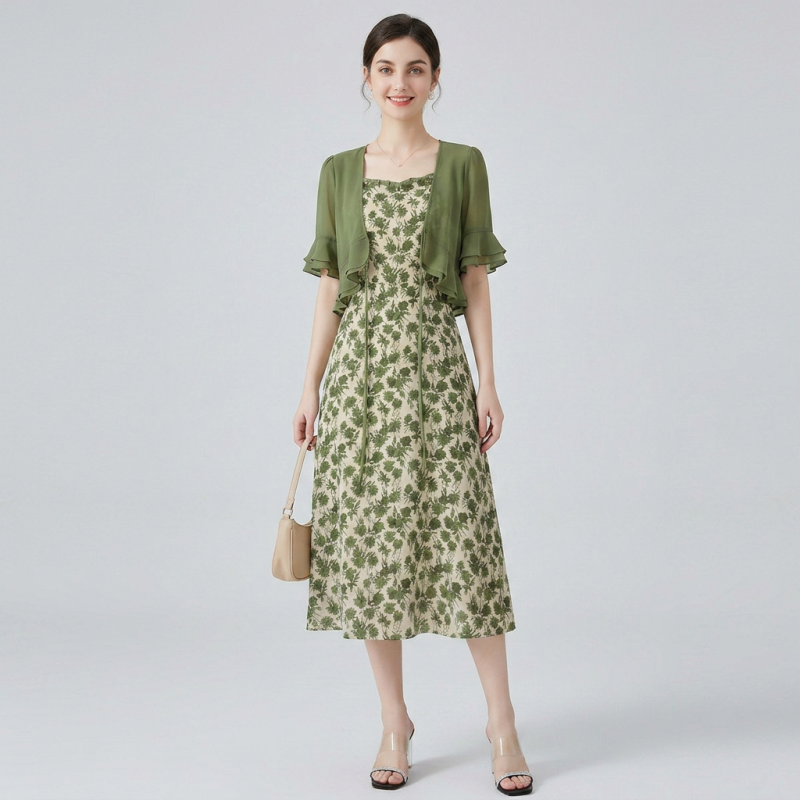 Vestido de dos piezas de imitación
