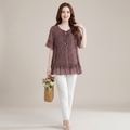 Top floral suelto