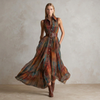 vestido ajustado a cuadros