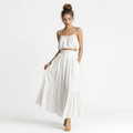 Conjunto de dos piezas con camisola elegante