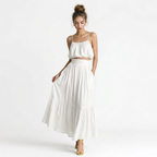 Conjunto de dos piezas con camisola elegante