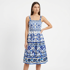 Elegante vestido lencero
